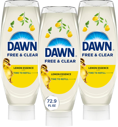 Dawn_Free_&_Clear_EZ-Squeeze_Dish_Soap_Liquid,_Dishwashing_Liquid,_Grease_Removal,_Lemon,_24.3_Fl_Oz_(Pack_of_3)