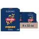 32 Ounce (Pack of 8) - Elbows 32oz 8 Pack