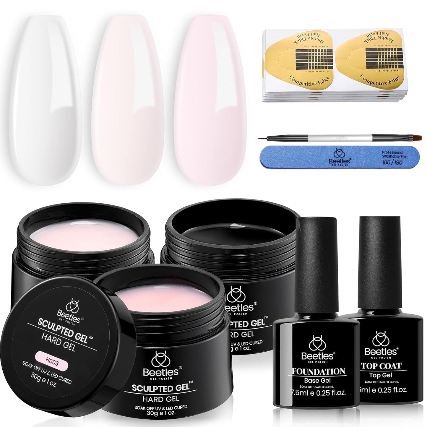 Beetles_Builder_Gel_for_Nails-3_Colors_9_in_1_Nail_Extension_Sculpting_Building_Clear_Nude_Pink_Hard_Gel_Kit_with_Base_Top_Coat_for_Pros_Women,UV_&_LED_Lamp_Cured_Needed