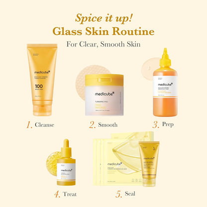 medicube_Kojic_Acid_Turmeric_Smoothing_Toner_for_Face_&_Body_|_Lightweight_Toner_for_Balancing_Uneven_Skin_Tone_&_Texture_|_Niacinamide,_Glycolic_Acid_for_Clear_Glass_Skin_|_8.45_fl.oz