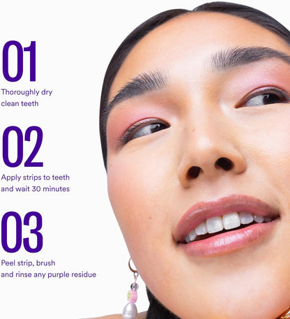 Hismile_V34_Whitening_Strips,_Teeth_Whitening_Strips,_Purple_Tooth_Whitening,_Purple_V34_Whitening_Strips,_Tooth_Stain_Treatment,_Combining_Whitening_and_Colour_Correction