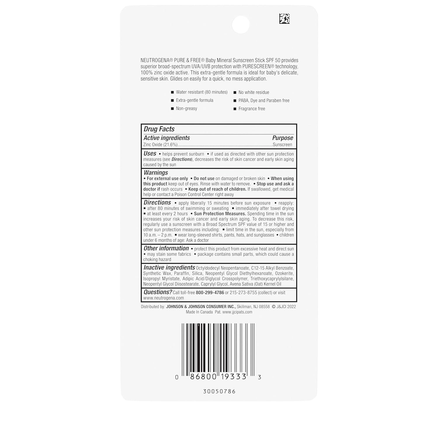 Neutrogena_Pure_&_Free_Baby_Mineral_Sunscreen_Stick_with_Broad_Spectrum_SPF_50_&_Zinc_Oxide,_Water-Resistant,_Hypoallergenic,_Paraben-,_Dye-_&_PABA-Free_Baby_Face_&_Body_Sunscreen,_0.47_oz