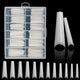 120PCS Natural 2XL Coffin Tips