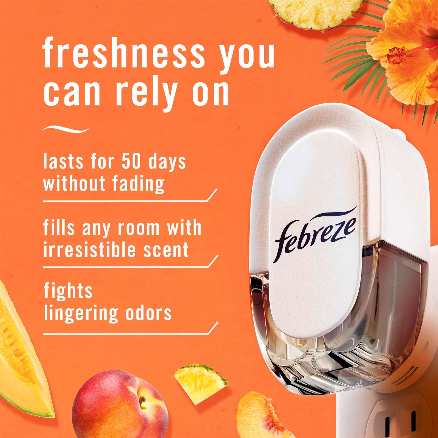 Febreze_Plug_In_Air_Freshener,_Odor-Fighting_Scented_Oil_Refill,_Air_Fresheners_for_Home_and_Bathroom_and_Kitchen,_Long_Lasting_for_Strong_Odors,_Hawaiian_Aloha_Scent,_0.87oz_Refills,_3_Count