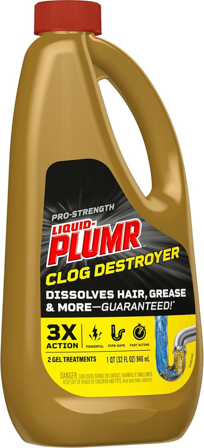 Clorox_Liquid-Plumr_Pro-Strength_Clog_Destroyer,_Liquid_Drain_Cleaner,_32_Fluid_Ounces_(Package_May_Vary)