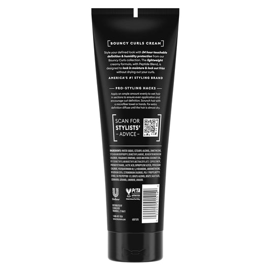 TRESemme_Defining_Cream_1_ct_Bouncy_Curls_for_Lightweight_+_Curl_Control_+_Humidity_Protection,_with_Peptide_Blend,_9_fl_oz