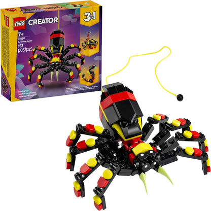 LEGO_Creator_3_in_1_Wild_Animals_Surprising_Spider_Toy_-_Building_Toy_with_3_Build_Options,_Spider,_Scorpion,_or_Snake_-_Animal_Figures_for_Kids,_Boys_&_Girls,_Ages_7+_-_Gift_Idea_for_Birthday_-_31159