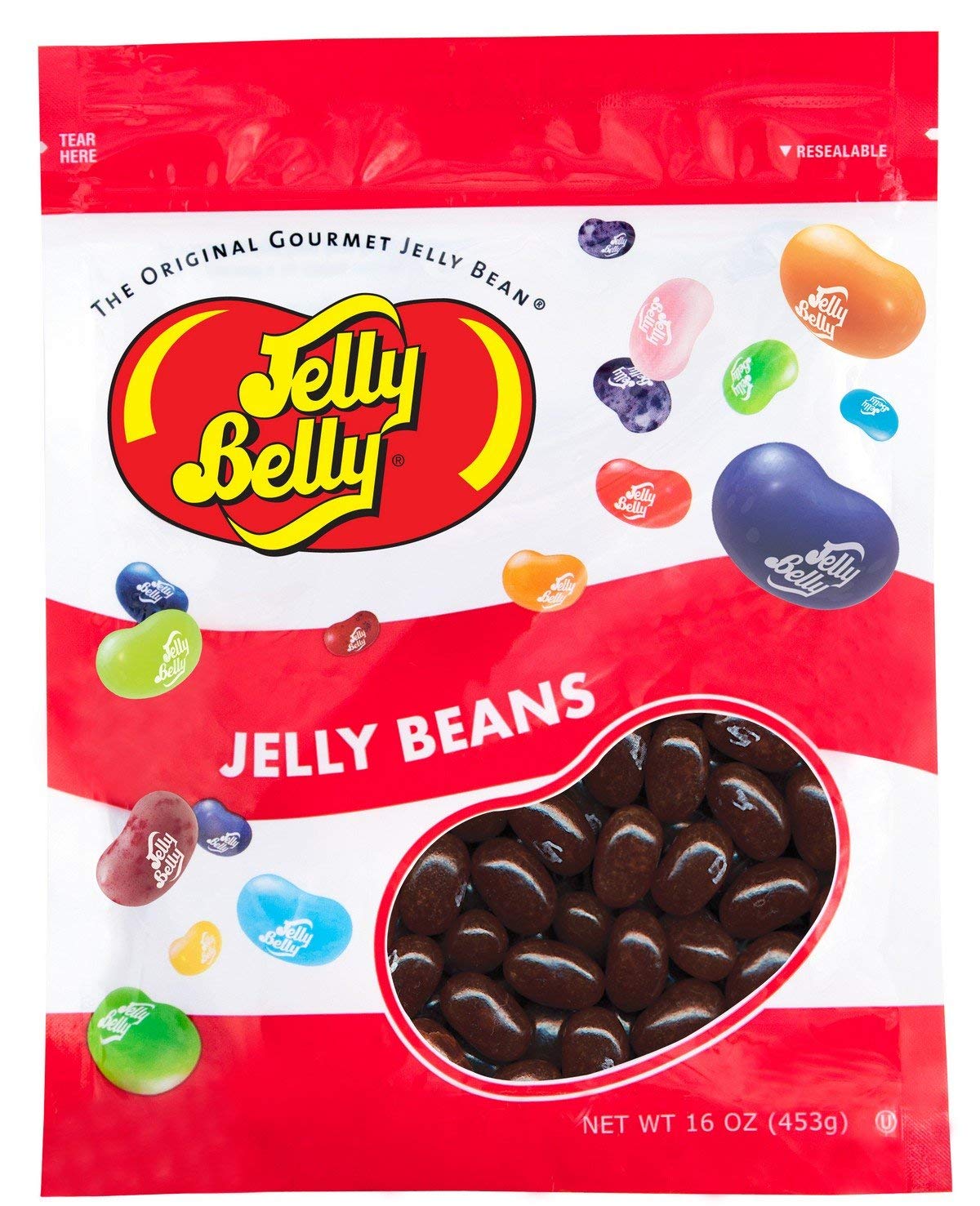 Jelly Belly A&amp;amp;W Root Beer Jelly Beans - 1 Pound (16 Ounces) Resealable Bag - Genuine, Official, Straight from the Source