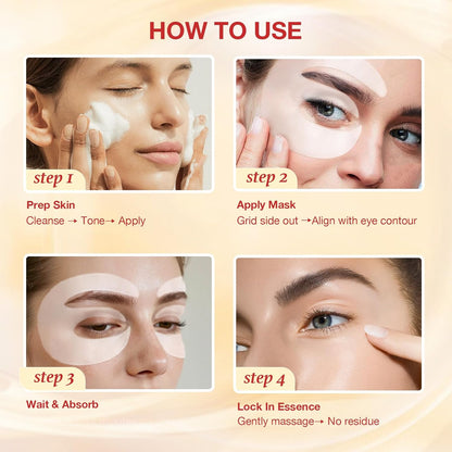 GONIM_Under_Eye_Patches_360°_Fit,_Eye_Mask_with_Collagen_Peptide,_Salmon_DNA_PDRN,_Caffeine,Retinol_&_Niacinamide,_Eye_Patches_for_Puffy_Eyes_and_Dark_Circles,_Travel_Essentials_4_pairs