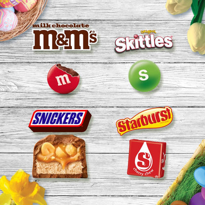 M&M'S,_SKITTLES_Original,_SNICKERS,_MILKY_WAY_&_STARBURST_Chocolate_and_Fruity_Easter_Candy_for_Easter_Baskets_and_Eggs,_27.27_Ounce_Bag