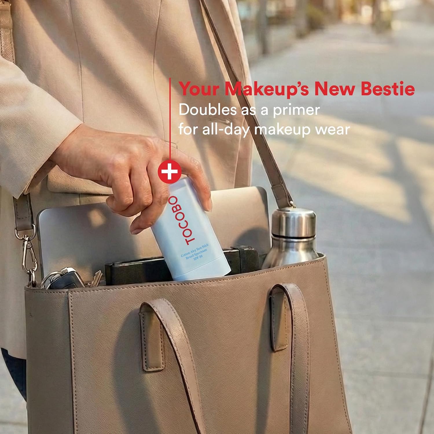 TOCOBO_Cotton_Airy_Sun_Stick_SPF_50_Broad_Spectrum_Korean_Matte_Sunscreen_Stick_for_Face_-_Travel_Size_Sebum_Control_Sunblock_-Vegan,_Lightweight,_0.67_oz_(1single_pack)