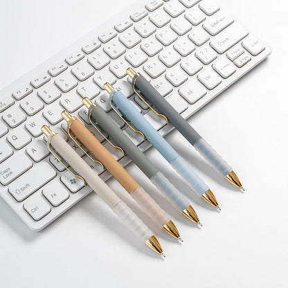 Linbsunne_Ballpoint_Pens_Black_Medium_Point_1mm_Pen_with_Super_Soft_Grip_Ball_Point_Pen_for_Men_Women_Retractable_Pens_(gold-12_pcs)