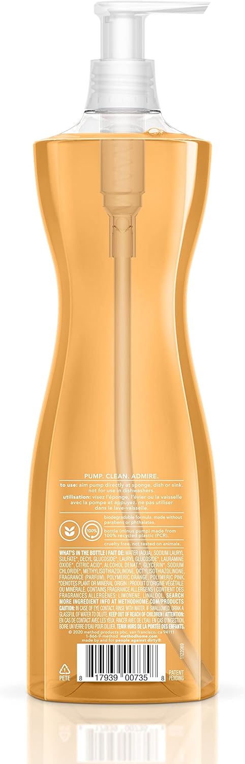 Method_Gel_Dish_Soap,_Clementine_Scent,_Tough_on_Grease_&_Stuck-on_Food,_Cruelty_Free_Formula,_Made_with_Recycled_Plastic,_18_Fl_Oz