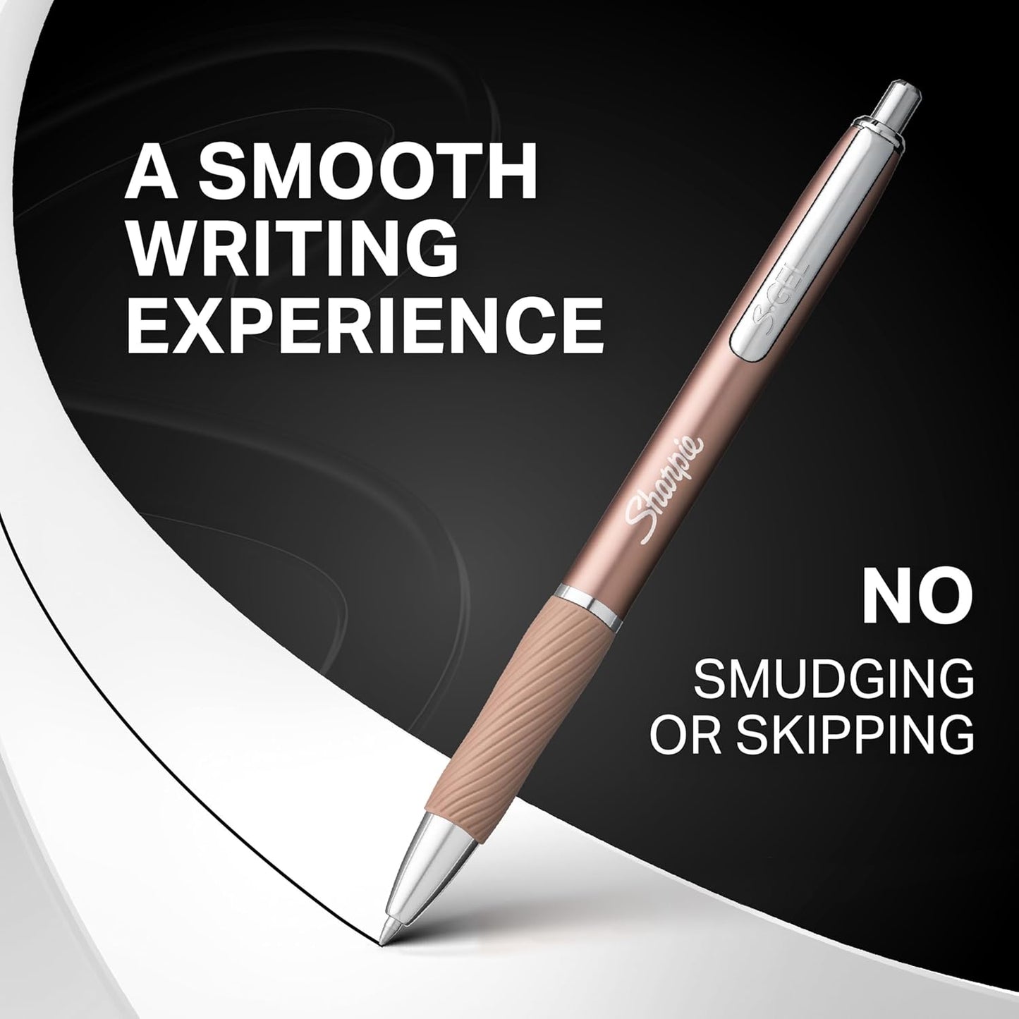 Sharpie_S-Gel_Gel_Pens_Sleek_Metal_Barrel_Champagne_Medium_Point_(0.7mm)_Black_Ink_4_Count