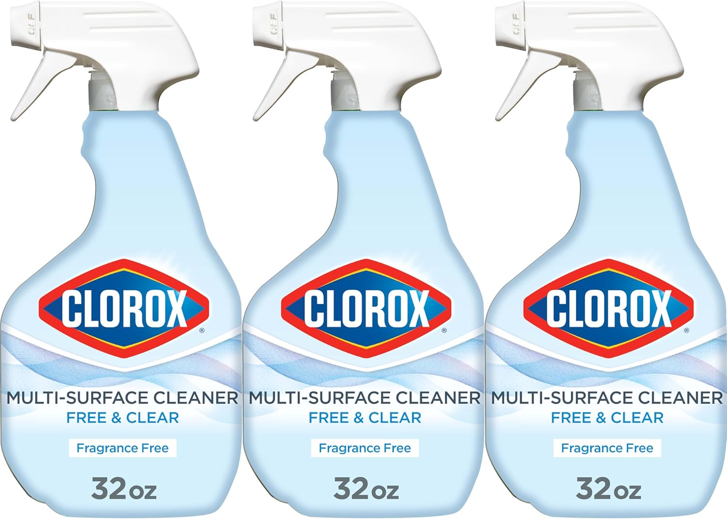 Clorox_Free_&_Clear_Multi_Surface_Cleaner,_Spray_Bottle,_Fragrance_Free,_32_Fluid_Ounces,_Pack_of_3