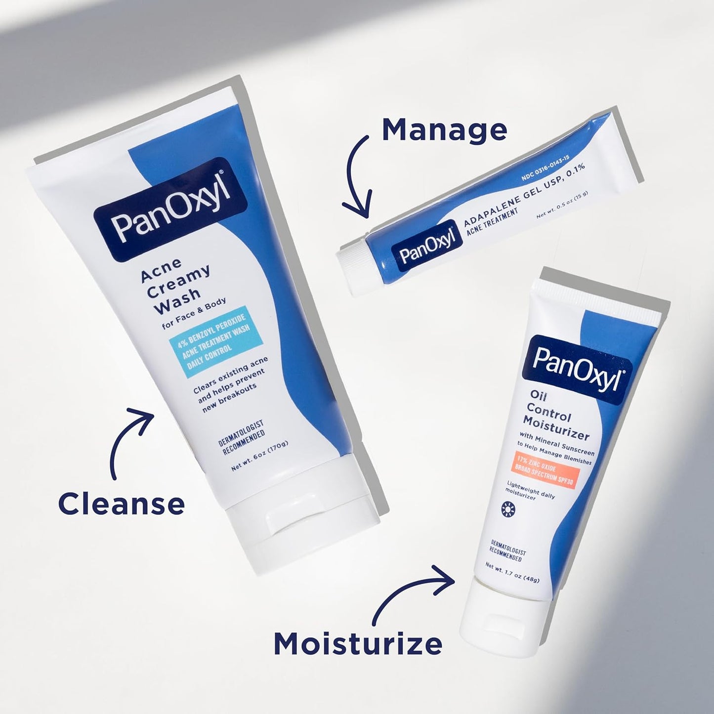 PanOxyl_Adapalene_0.1%_Leave-On_Gel,_Retinoid_Gel_Acne_Treatment,_30-Day_Supply,_Acne_Prone_Skin,_Oil_Free,_Fragrance_Free,_Paraben_Free,_0.5_oz