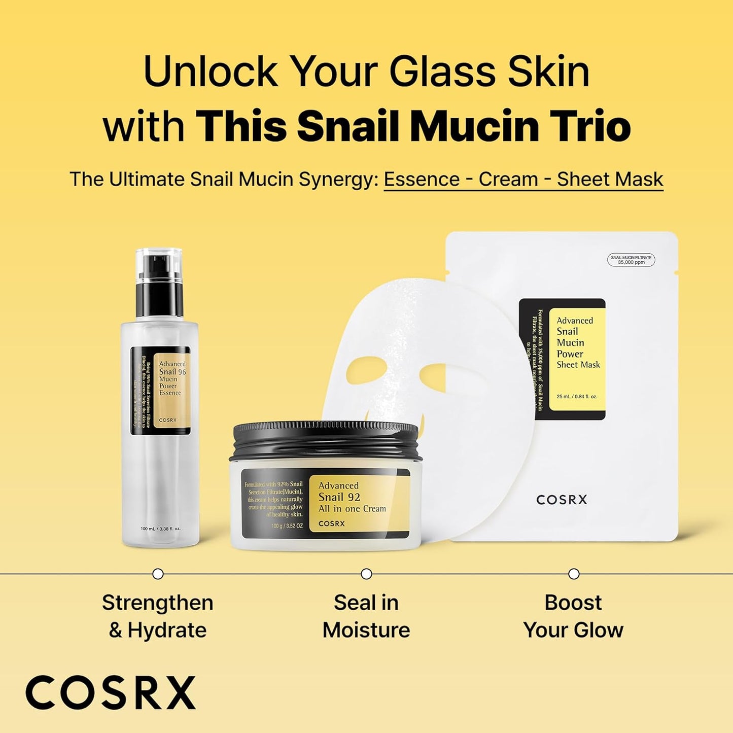 COSRX_Snail_Mucin_Sheet_Mask_10_EA_with_Snail_Mucin_Serum,_Self_Care,_Face_Masks_for_Dry,_Sensitive_Skin,_Not_Tested_on_Animals,_No_Parabens,_No_Sulfates,_Korean_Skin_Care