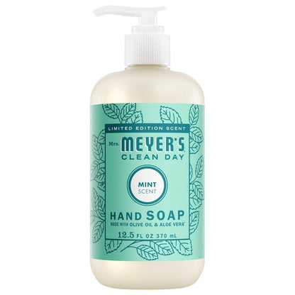 MRS._MEYER'S_CLEAN_DAY_Hand_Soap,_Mint_Scent,_12.5_Fl_Oz_Bottle