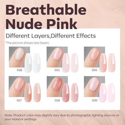 modelones_Builder_Nail_Gel_Polish_Set,_Base_Colors_Jelly_Nude_Pink_Hard_Strengthener_Rubber_Gel_Polish_8-in-One_Extension_LED_Nail_Lamp_Cured_6_Colors