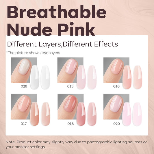modelones_Builder_Nail_Gel_Polish_Set,_Base_Colors_Jelly_Nude_Pink_Hard_Strengthener_Rubber_Gel_Polish_8-in-One_Extension_LED_Nail_Lamp_Cured_6_Colors