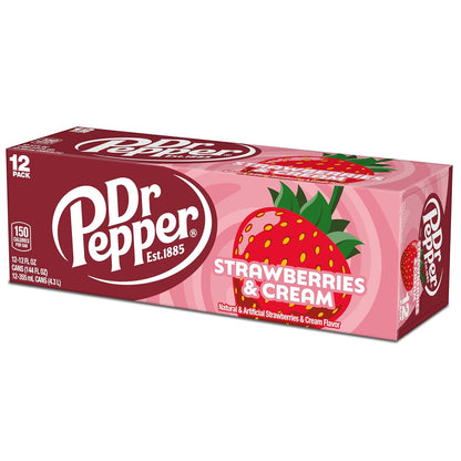 Dr_Pepper_Strawberries_and_Cream_Soda,_12_fl_oz_cans,_12_Pack