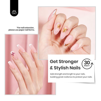 Beetles_Builder_Gel_for_Nails,0.51_oz_8_in_1_Strengthening_Nails_Enhancement_Building_Apex_for_Beginners_&_DIY_Salon_Manicure,Clear_Builder_Nail_Gel,LED_&_UV_Lamp_Needed