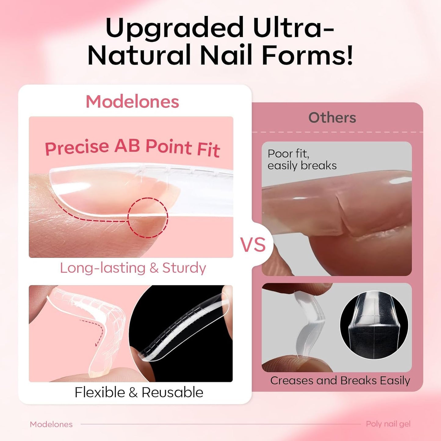 Modelones_Poly_Gel_Nail_Kit_3_Colors_Clear_White_Apricot_with_Slip_Solution_Dual_Nail_Forms_Top_Base_Coat_Extension_Builder_Gel_Enhancement_Professional_Starter_Kit_DIY_Nail_Art_Salon_Use