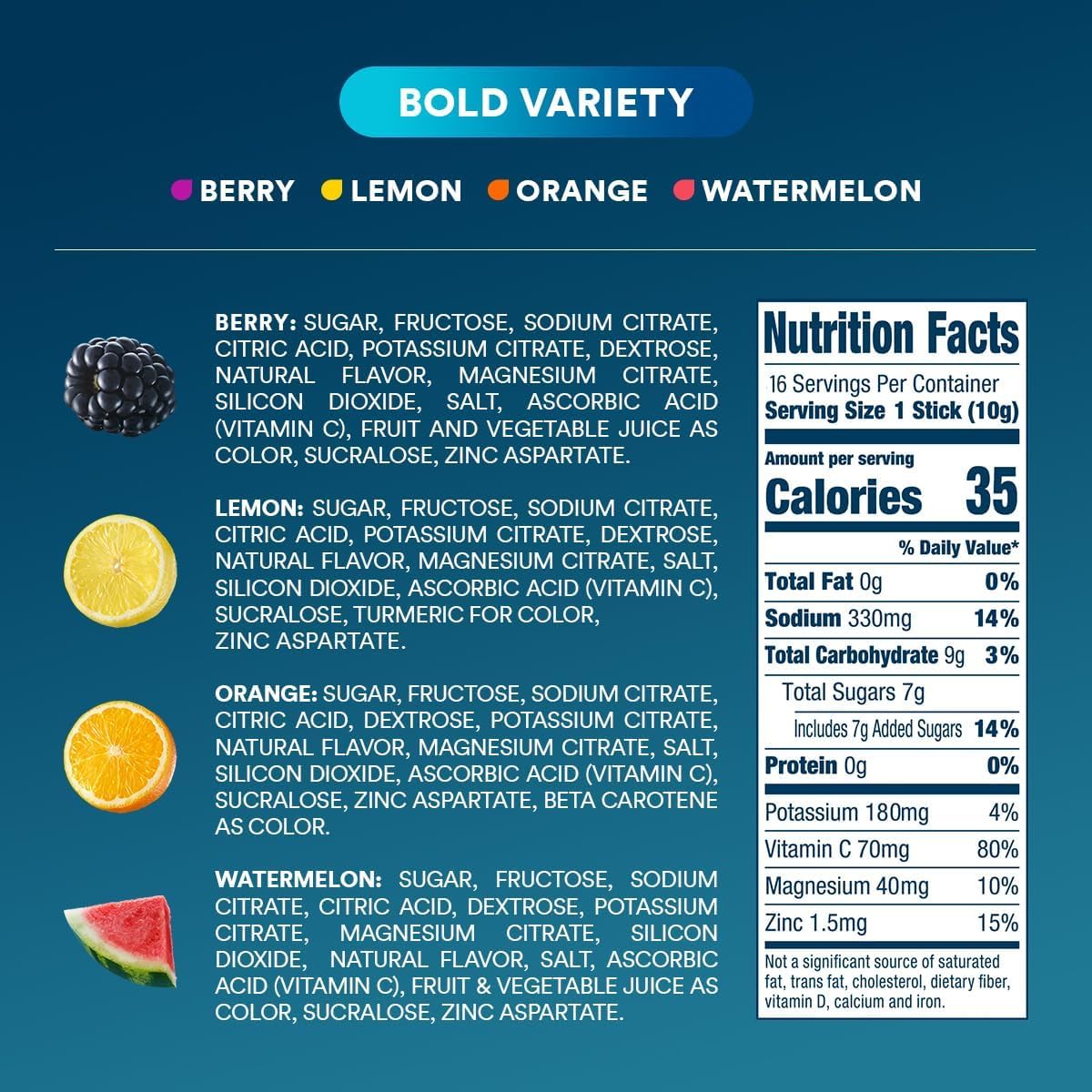 DripDrop_Hydration_Packets_-_Bold_Variety_Pack_-_Single_Serve_Electrolytes_Powder_Drink_Mix_-_Watermelon,_Berry,_Lemon,_Orange_-_Non-GMO,_Gluten_Free,_Vegan_-_16_Sticks