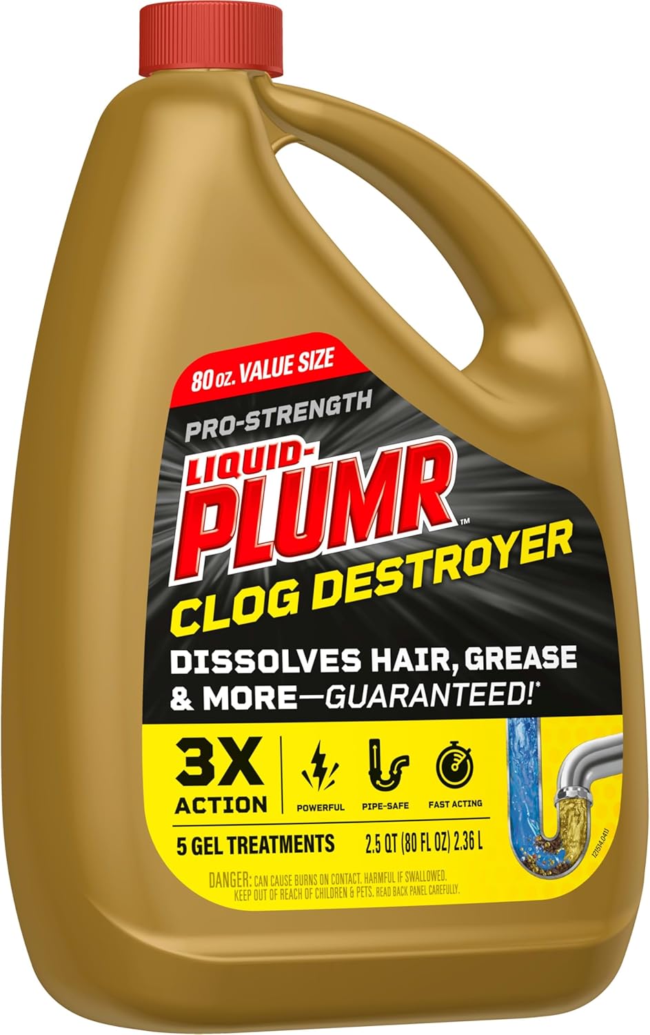 Clorox_Liquid-Plumr_Pro-Strength_Clog_Destroyer,_Liquid_Drain_Cleaner,_80_Fluid_Ounces_(Package_May_Vary)