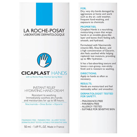 La_Roche-Posay_Cicaplast_Hand_Cream,_Instant_Relief_Moisturizing_Hand_Lotion_for_Dry_Hands,_Shea_Butter_Lotion_for_Dry_Cracked_Hands,_Non_Greasy,_Fragrance_Free