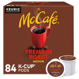 McCafe, Keurig Single Serve K-Cup Pods, Medium Roast Coffee Pods