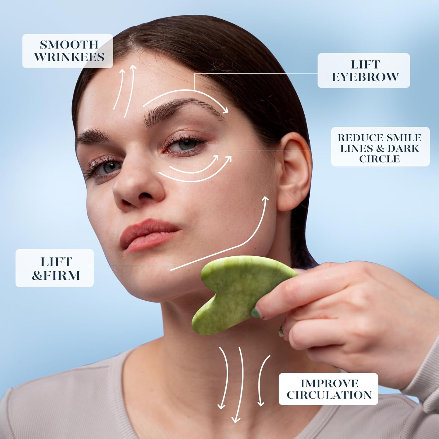 BAIMEI_IcyMe_Ice_Roller_for_Face_and_Gua_Sha_Facial_Tool_Set,_Ice_Face_Roller_Reduces_Puffiness_Relieves_Migraines_Skin_Care_Tools,_Self_Care_for_Women_-_Pink