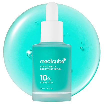 medicube_Azelaic_Acid_10_Soothing_Serum_|_Clarifying_Serum_for_Troubled_&_Oily-Prone_Skin_with_B3+B5_|_Stressed_Skin_Calming_&_Post-Blemish_Tone_Care_|_Korean_Skincare_30ml,_1.01_fl_oz