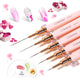 0-5pcs Liner Brushes for Nails