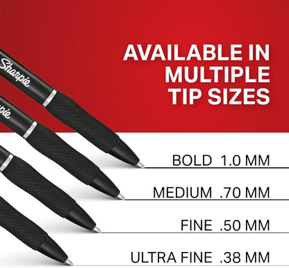 Sharpie_S-Gel_Gel_Pens,_Pearl_White_Body,_Black_Ink,_Medium_Point_(0.7mm),_12_Count_-_For_Journaling,_Writing,_Note-Taking,_School,_Office_Supplies