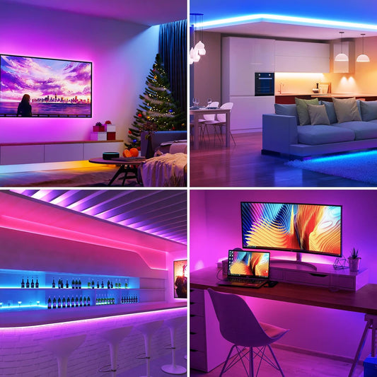 Lepro_RGB_LED_Strip_Lights,_Christmas_Decor,_16.4ft_Flexible_LED_Light_Strip,_5050_SMD_LED,_Color_Changing_Rope_Light_with_Remote_Controller_and_24V_Power_Supply_for_TV_Backlight,_Home,_Bedroom,_Bar