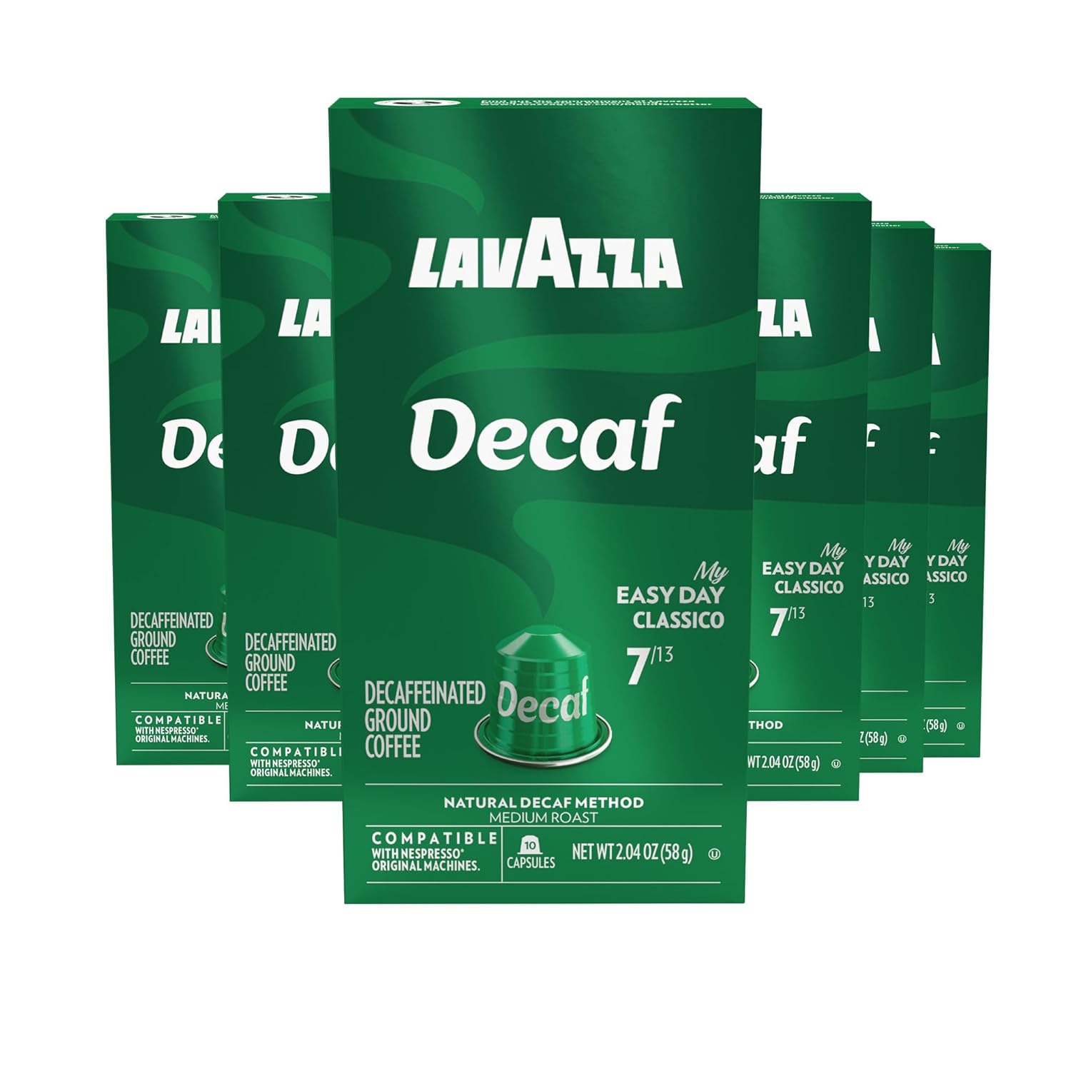 Lavazza_Espresso_Maestro_Decaf_(DEK)_Aluminum_Capsules_Compatible_with_Nespresso*_Original_Machines,_Medium_Espresso_Roast,_Arabica_and_Robusta_Blend_(60_Capsules)_-_Packaging_May_Vary