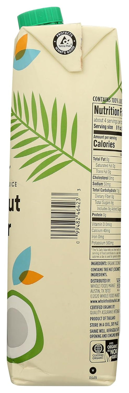 365_by_Whole_Foods_Market,_Organic_Coconut_Water,_100%_Pulp-Free_Juice,_33.8_Fl_Oz