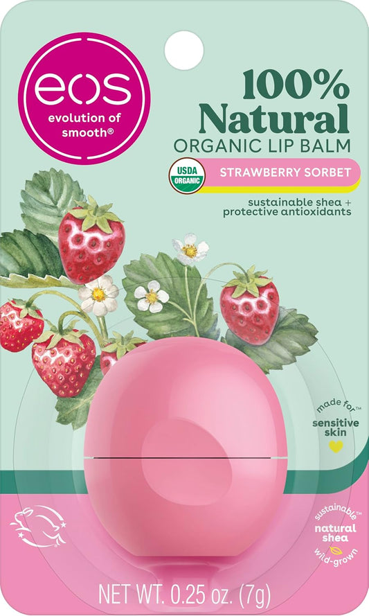 eos_100%_Natural_&_Organic_Lip_Balm_-_Strawberry_Sorbet,_All-Day_Moisture,_Dermatologist_Recommended_for_Sensitive_Skin_Care,_Lip_Care_Products,_0.25_oz