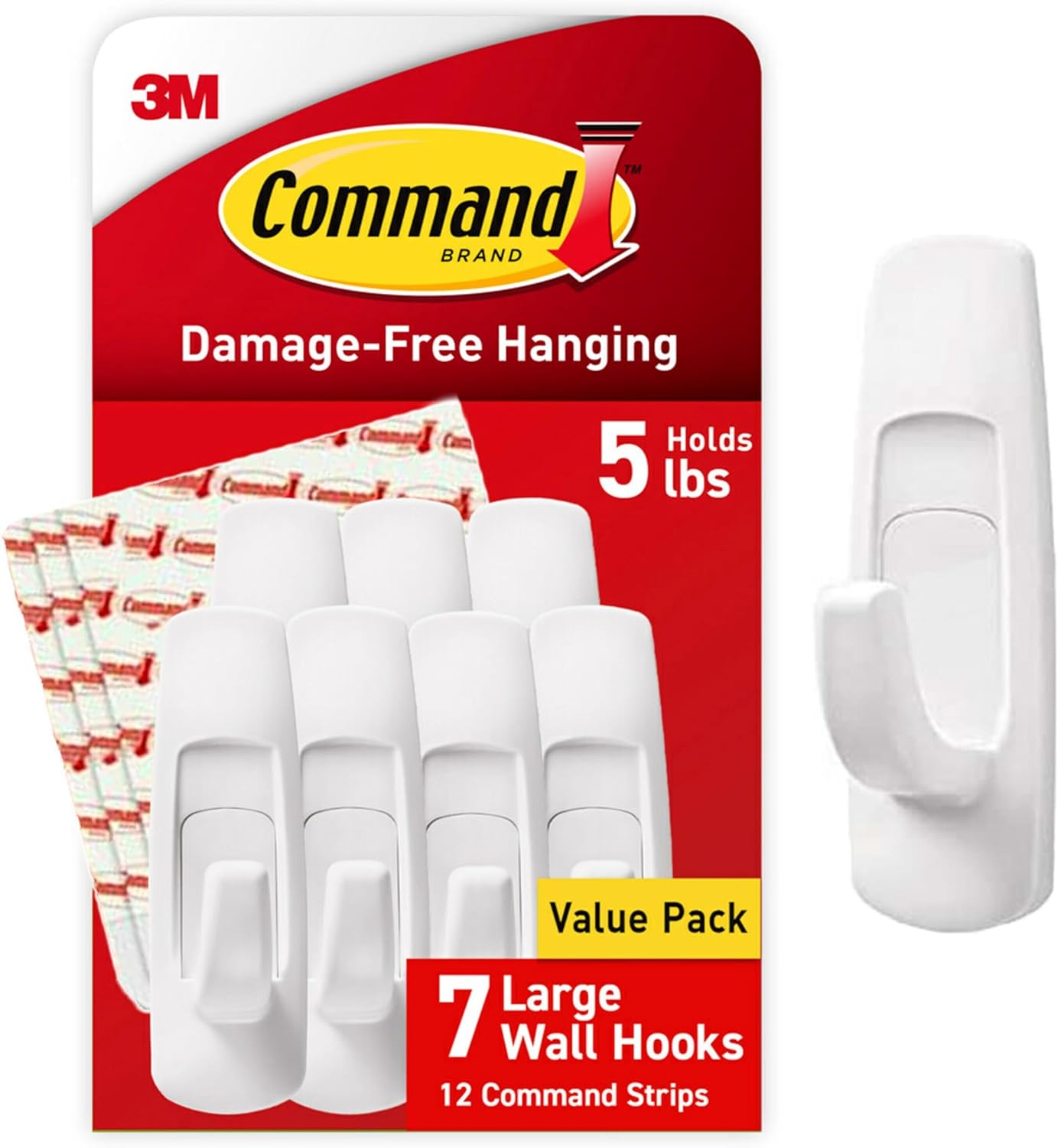 Command_5_lb_Large_Utility_Hooks,_7_Wall_Hooks_and_12_Strips,_Damage_Free_Hanging_with_Adhesive_Strips,_No_Tools_for_Hanging,_Organization_and_Storage