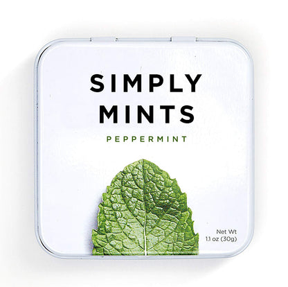 SIMPLY_Mints_|_Peppermint_Breath_Mints_|_Pack_of_One_(30_Pieces_Total)_|_Breath_Freshening_+_Aspartame-Free_+_Vegan_+_non-GMO