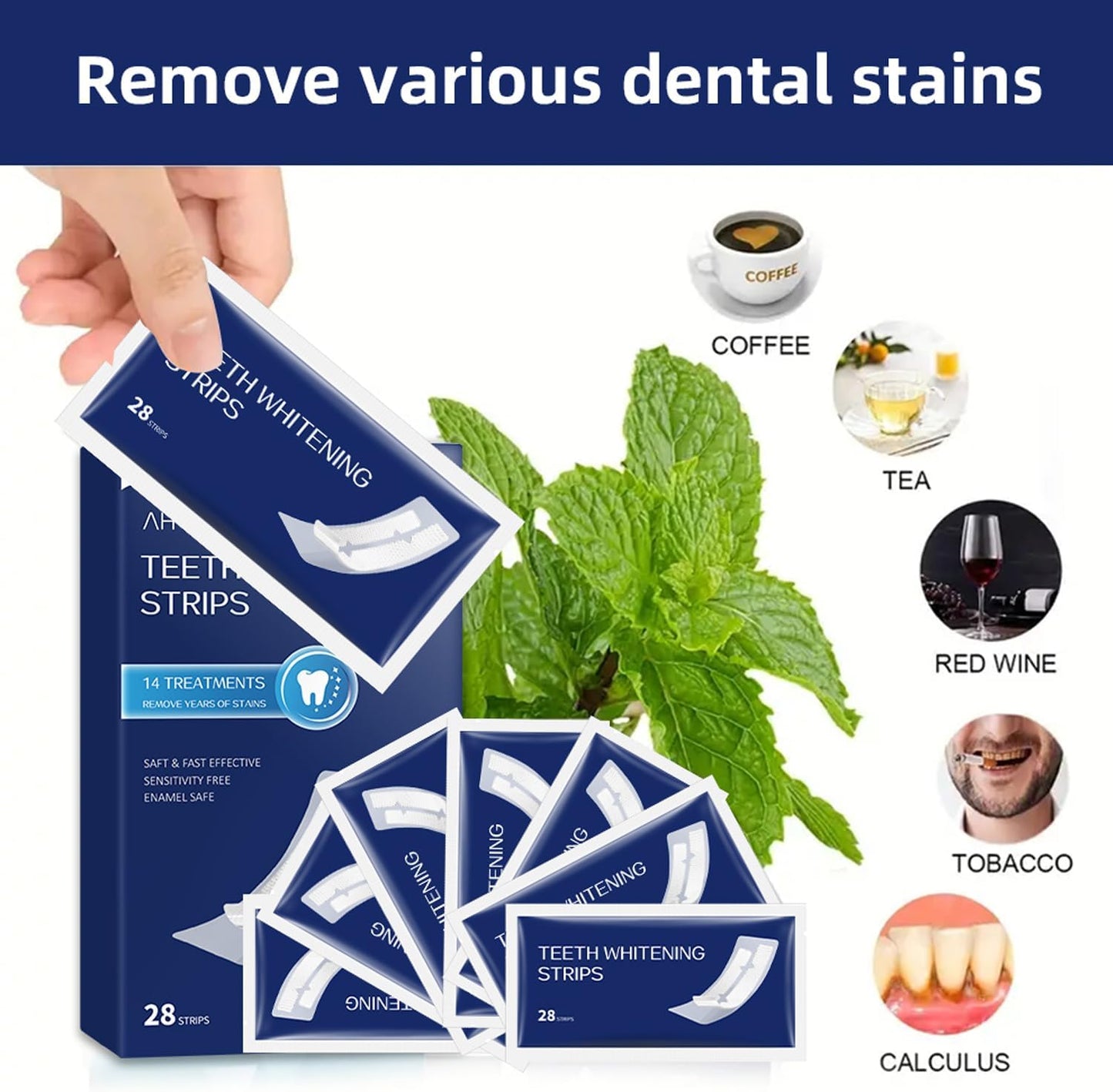 Teeth_Whitening_Strips,Enamel_Safe,_28_Strips_for_Sensitive_Teeth,Professional_and_Natural_Teeth_Whitening_Kit,14_Treatments