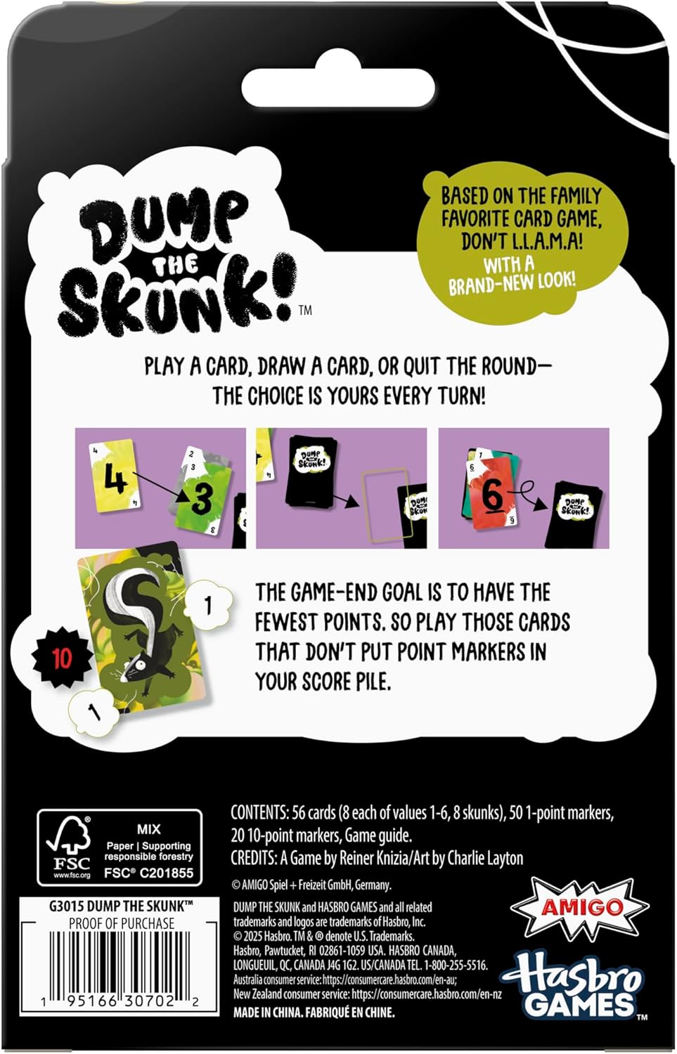 Dump_The_Skunk!_Game_|_Family_Card_Game_by_Reiner_Knizia_|_Ages_7_and_Up_|_2-6_Players_|_20_Mins._|_Easy_to_Learn_Games_for_Kids,_Teens,_and_Adults