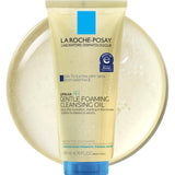 La Roche-Posay Lipikar AP+ Gentle Foaming Cleansing Oil, Gentle Oil Cleanser for Face and Body Formulated with Niacinamide, Long-Lasting 24-hour Hydration, Fragrance-Free & Soap Free