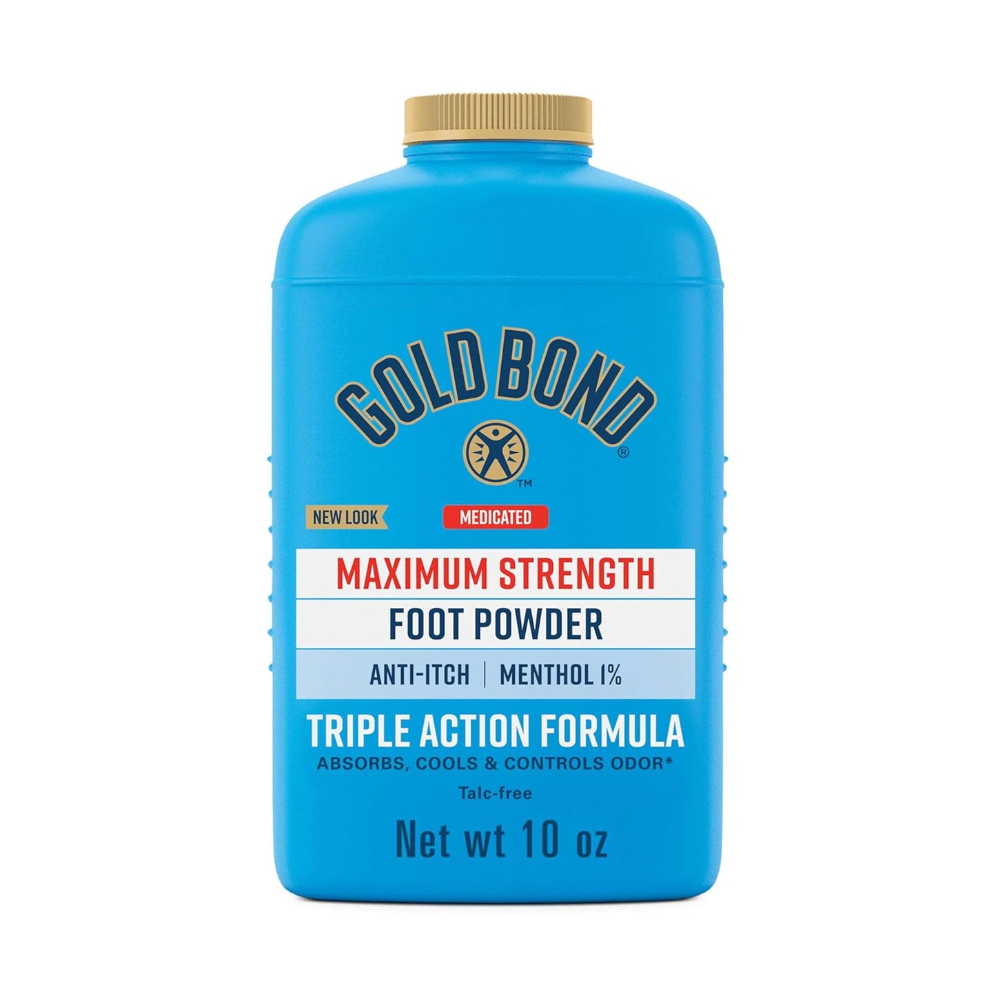 Gold_Bond_Medicated_Talc-Free_Foot_Powder_10_oz.,_Maximum_Strength_Odor_Control_&_Itch_Relief
