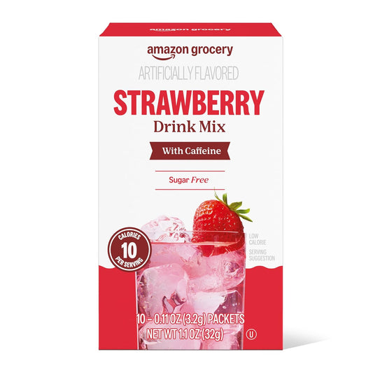 Amazon_Grocery,_Strawberry_Drink_Mix_with_Caffeine,_10_packets,_1.1_Oz