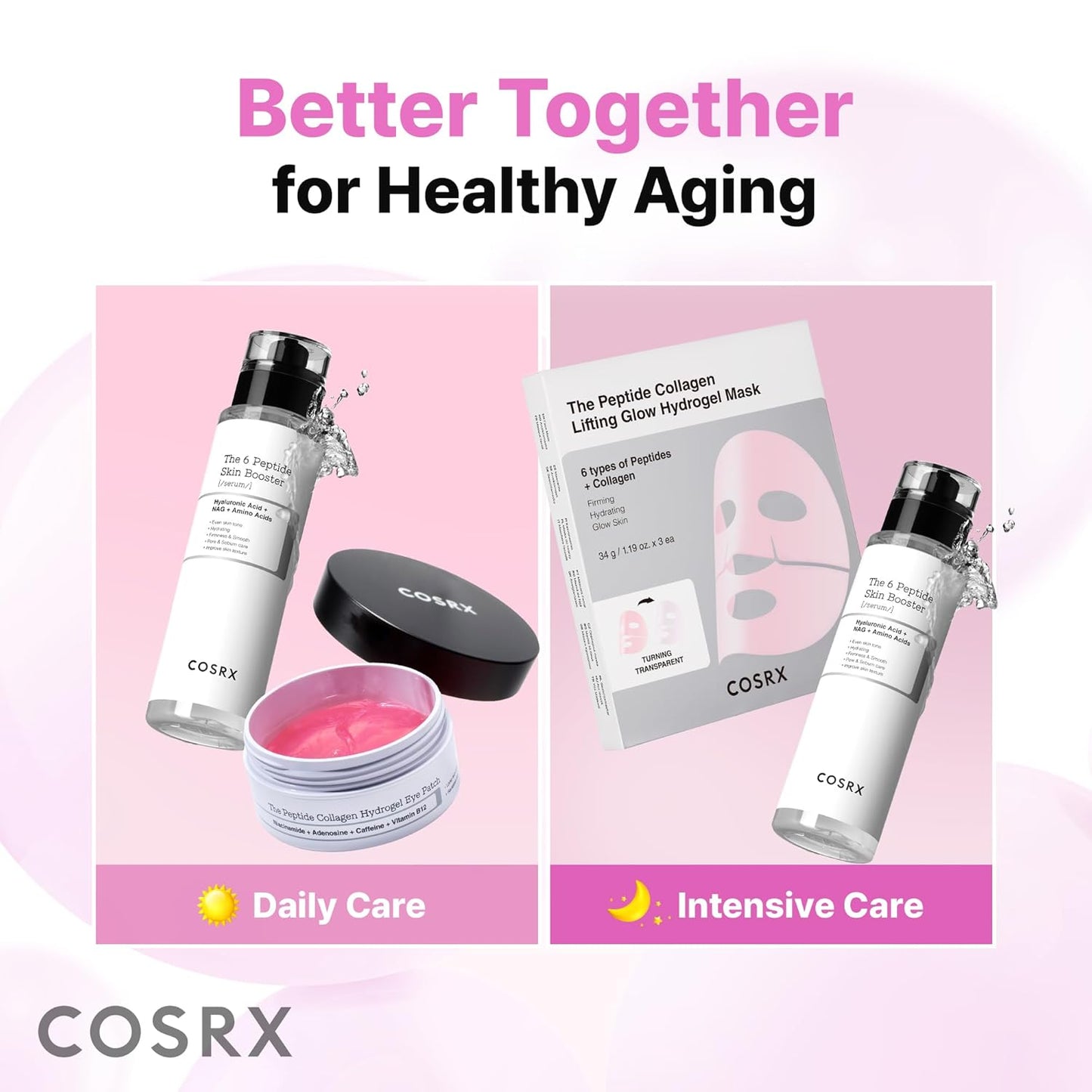 COSRX_6X_Peptide_Collagen_Skin_Booster_Toner_Serum_for_Dull_&_Uneven_Skin,_Preps_Skin_with_Copper_Peptides,_GHK-Cu,_Skin_Renewal_Boosting_Facial_Essence,_Korean_Skin_Care,_5.07_oz,_Mothers_Day_Gifts