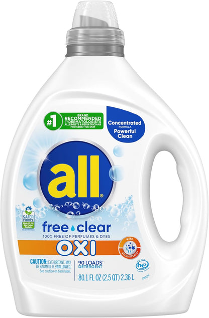 all_Liquid_Laundry_Detergent,_Free_Clear_for_Sensitive_Skin_with_OXI,_Unscented_and_Hypoallergenic,_2X_Concentrated,_90_Loads