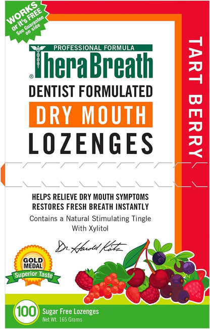 TheraBreath_Dry_Mouth_Lozenges_with_ZINC,_Tart_Berry_Flavor,_100_Lozenges