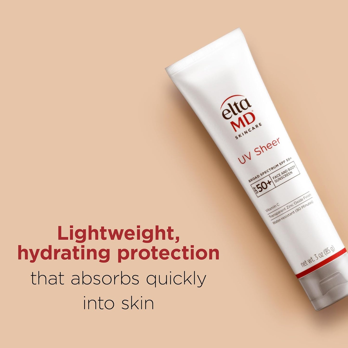 EltaMD_UV_Sheer_Face_and_Body_Sunscreen_SPF_50+,_No_White_Cast_Sunscreen_with_Transparent_Zinc_Oxide_and_Hyaluronic_Acid,_Moisturizes_and_Protects